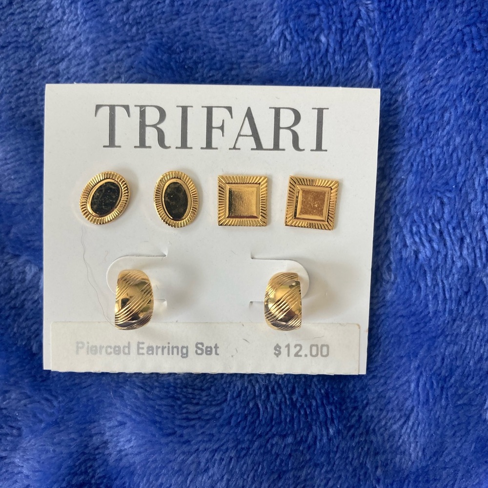 Trifari earring set